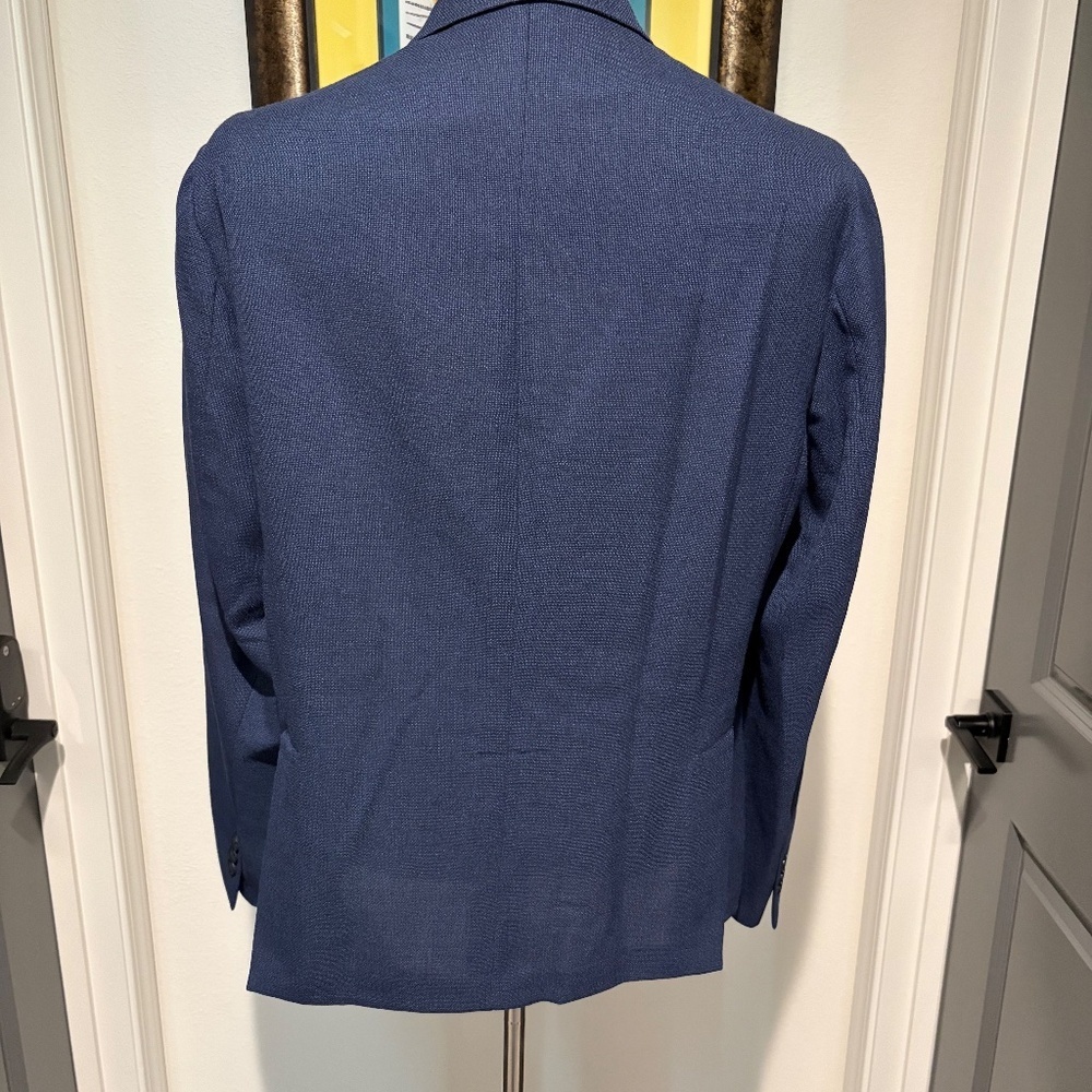 Mens 100% Wool Sport Coat - Made in Italy - Picture 3 of 5